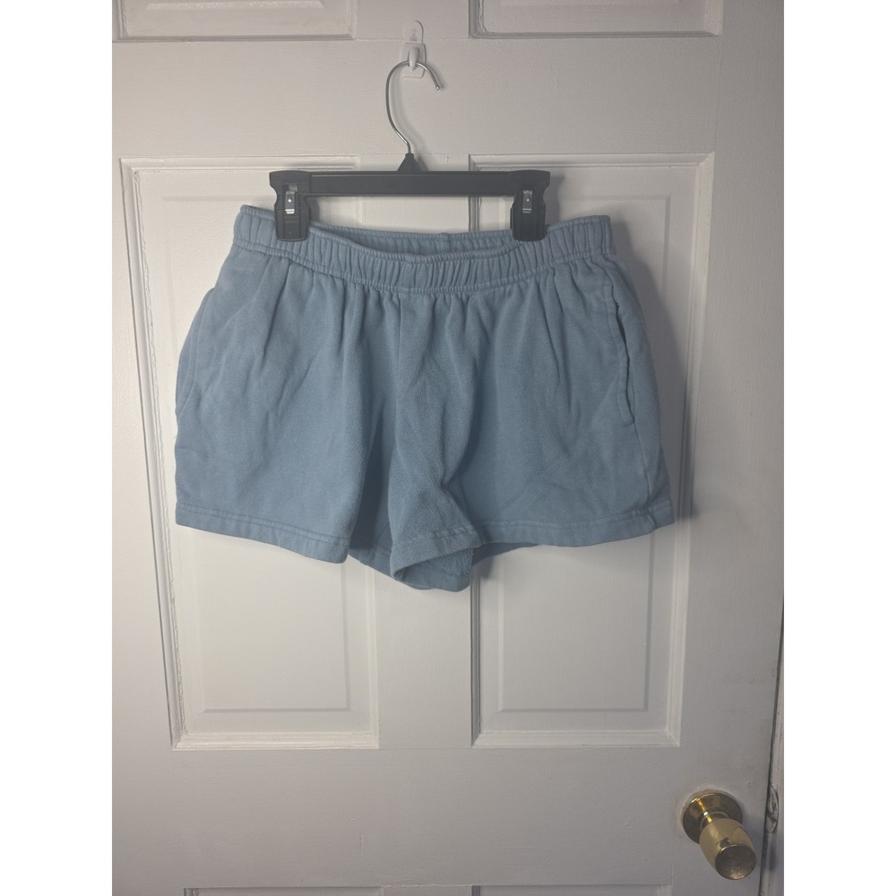 Universal Thread Light Blue Elastic Waist Women's Shorts